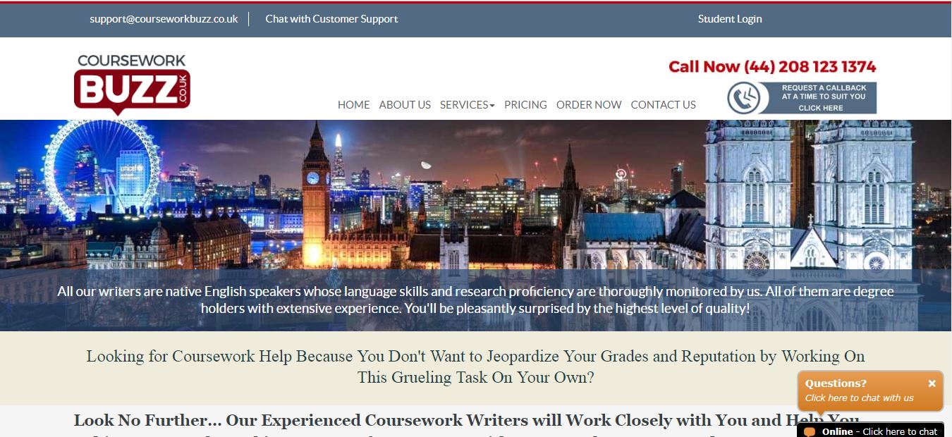 Courseworkbuzz.co.uk Reviews